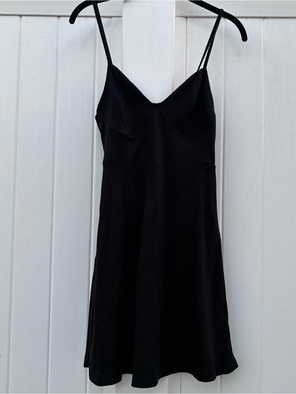 Wild Fable Women’s Dress Black Spaghetti Strap Mini Summer Pinup NWOT Sz S
